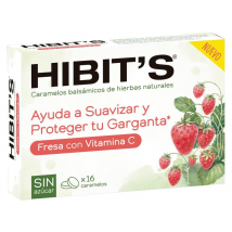 Hibit's Caramelos Fresa + Vit. C Sin Azúcar 16 uds