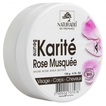 Naturado Beurre De Karité Rose Musquée Bio 135g