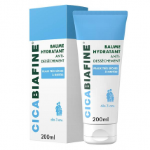 Biafine Cicabiafine Baume Hydratant Corporel Quotidien 200ml pour Peau Sensible, Peau Sèche à Très Sèche