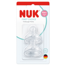 Tétine en silicone Nuk First Choice XL Flow Céréales +6m (2 pièces)