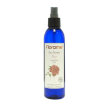 Florame Aromathérapie Eau Florale Rose Bio 200ml - Apaisant et Anti-irritation, Réparateur et Régénérant, Anti-Age -