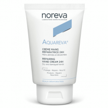 Noreva Aquareva Crème Mains Réparatrice 50ml - Hydratant et Nourrissant, Réparateur, Protecteur -