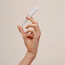 Pensos interiores MyAlma com aplicador, 100% algodão orgânico Super Plus, 14 unidades.
