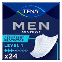 TENA Men Active Fit Protection Absorbante Niveau 1 Taille Unique 24 unités