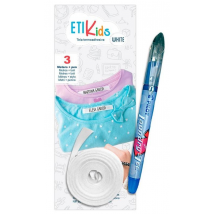 Etikids Cinta Termoadhesiva Tela Blanca 3m + Rotulador Permanente