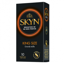 Skin King Size Grande Taille 10 préservatifs - Grande taille -