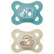 MAM Original Pacifier Matte Blue Latex 2-6m 2 pcs