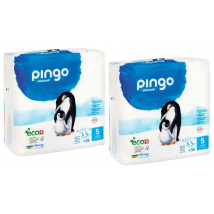 Pingo Pañales Ecológicos Junior T5 (12-25 kg) 2x36 uds