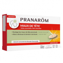 Pranarôm Aromalgic Maux de tête Soulager les maux de tête ponctuels 8 comprimés