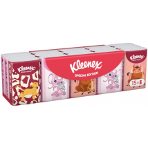 Kleenex Pañuelos Bolsillo Infantiles 15 Paquetes