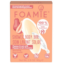 Foamie Limpiador Corporal Sólido Leche de Avena y Papaya