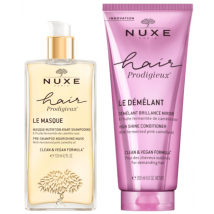 Nuxe Hair Prodigieux Máscara Nutritiva Pré-shampoo 125 ml + Condicionador Brilho 200 ml