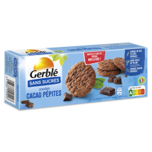 Gerblé Sans Sucres Cookie Cacao Pépites 130g Bio