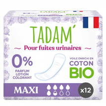 Tadam' Fuites Urinaires Serviette Maxi 12 unités