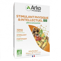 Arkopharma Arkofluides Stimulant Physique Bio 20 ampoules