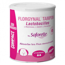 Saforelle Protections Tampon Florgynal Probiotique Normal Avec Applicateur 9 unités - Avec Applicateur Compact -