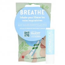 Aromastick Breathe – Inhaleur d'huiles essentielles Bio– Respiration Allergies