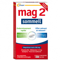 MAG 2 Sommeil Magnésium Marin 300mg 1,9mg 30 comprimés