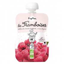 Popote Les Fruits Gourde Framboise +6m Bio 120g