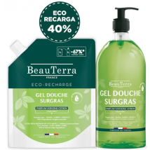 Gel de Banho Beauterra Verbena-Limão 1 Litro + Recarga