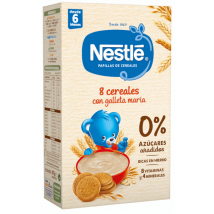 Mingau de Cereais Nestlé 8 com Bolachas Maria +6m 475 gr