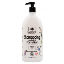 Naturado Shampoing Douche Familial Aloe Vera Jojoba Bio 1L - Douceur,Brillance -