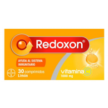 Redoxon Vitamina C y Defensas 1000mg 30 Comprimidos Sabor Limón