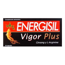 Energisil Vigor Plus Ginseng y L-Arginina 30 cápsulas