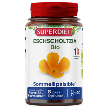 Superdiet Eschscholtzia Bio 40 gélules