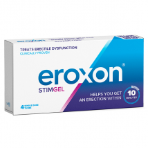Eroxon Stimgel Gel Stimulant Dysfonction Érectile 4 unidoses