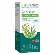 Naturactive ORL Gae Sirop Toux et Gorge - 120 ml