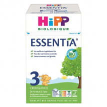 Hipp Lait 3 Essentia De 10 mois à 3 ans Boîte 600 g