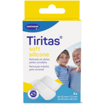 Soft Tiritas Silicona Surtido 2 Tamaños 8 unidades