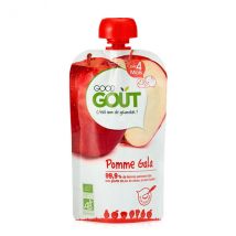 Good Goût Gourde Compote de Fruits Pomme Gala Bio +4m Bio 120g - Fruits -
