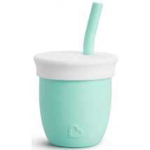 Munchkin Vaso con Pajita de Silicona Mint 120 ml