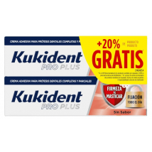 Kukident Pro Plus Firmeza ao Mastigar 2x40 g 20% GRÁTIS