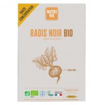 Nutrivie Radis Noir Bio 20 ampoules Vegan