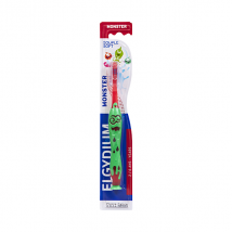 Elgydium Bébé & Enfant Brosse à Dents Monster 2-6 ans Souple - Souple -