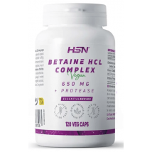 HSN Betaína HCl 650mg Complexo 120 Cápsulas Vegetais