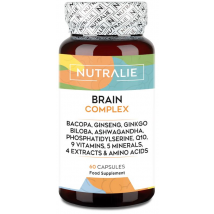Nutralie Brain Complex Nootrópico Agilidad Mental 60 Cápsulas