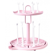 Saro Pink Swivel Bottle Drainer
