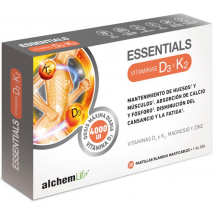 Alchemlife Essentials Vit D3+K2 30 Pastillas Blandas Masticables