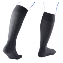 Venoflex Fast Laine Chaussettes Classe 2 Normal Taille 3 Torsades Anthracite - Pieds Fermés -