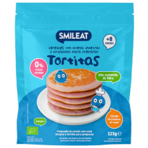 Smileat Mix Panquecas Integrais de Aveia e Mirtilo ECO 125 gr