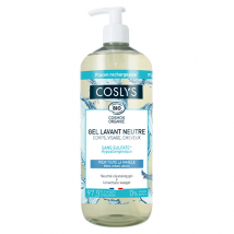 Coslys Gel Lavant Neutre Bio 1L - Protecteur - pour Tous Types de Peaux, Peau Sensible