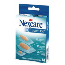 Conjunto Nexcare Aqua Clear com 14 unidades