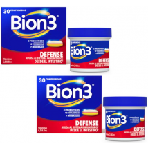 Bion3 Defense Vitaminas y Prebióticos 2x30 Comprimidos