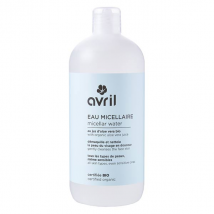 Avril Démaquillage Eau Micellaire Bio 500ml Vegan pour Peau Normale, Peau Mixte, Peau Sensible, Peau Sèche à Très Sèche