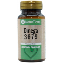 NaturTierra Omega 3,6,7,9 45 Cápsulas Blandas
