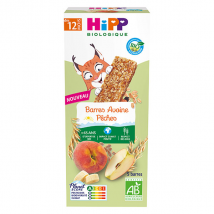 Hipp Bio Barres Avoine Pêches Bio 5x20g